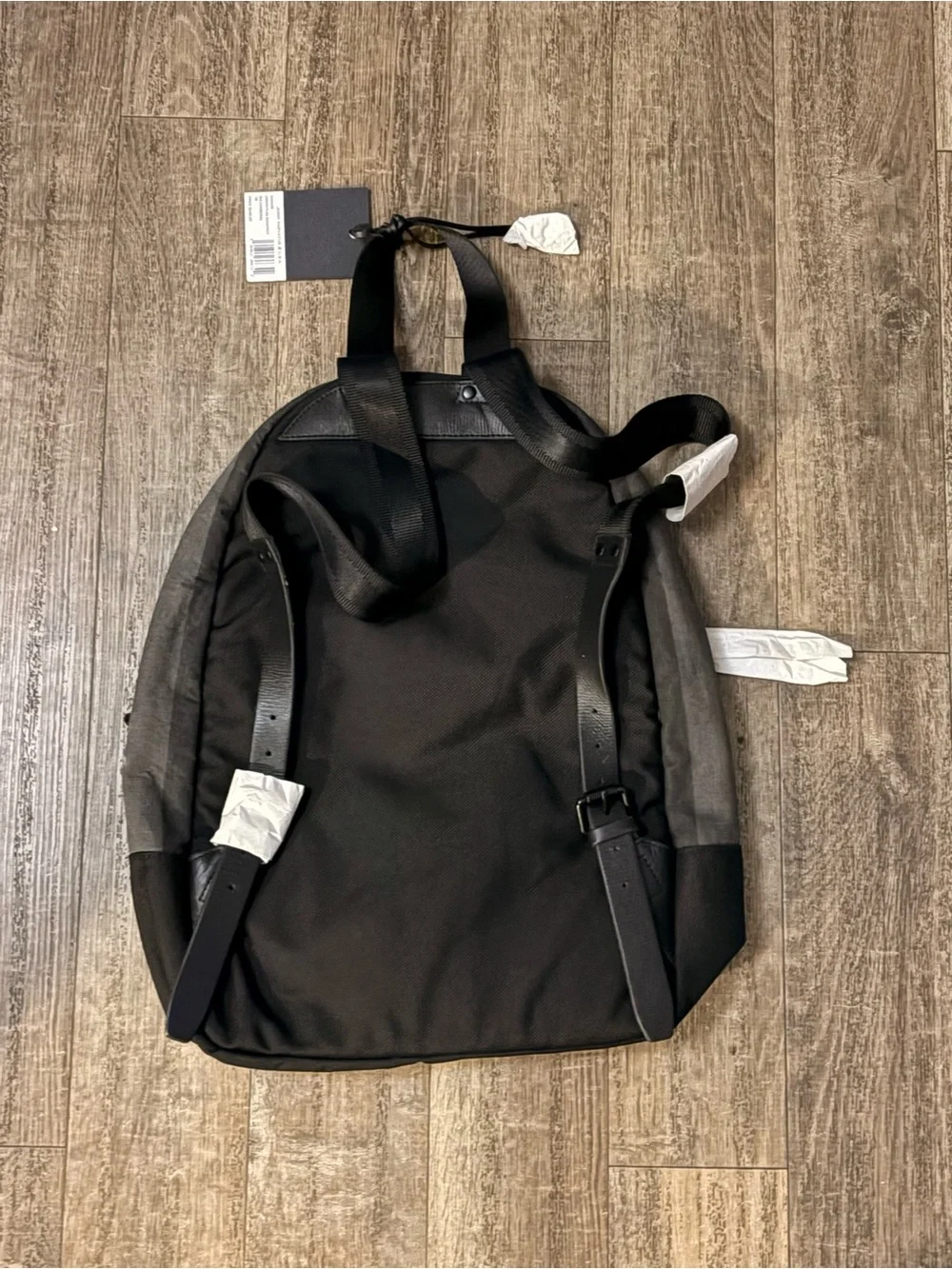 John Varvatos Star USA Gibson Flag Print Black Backpack